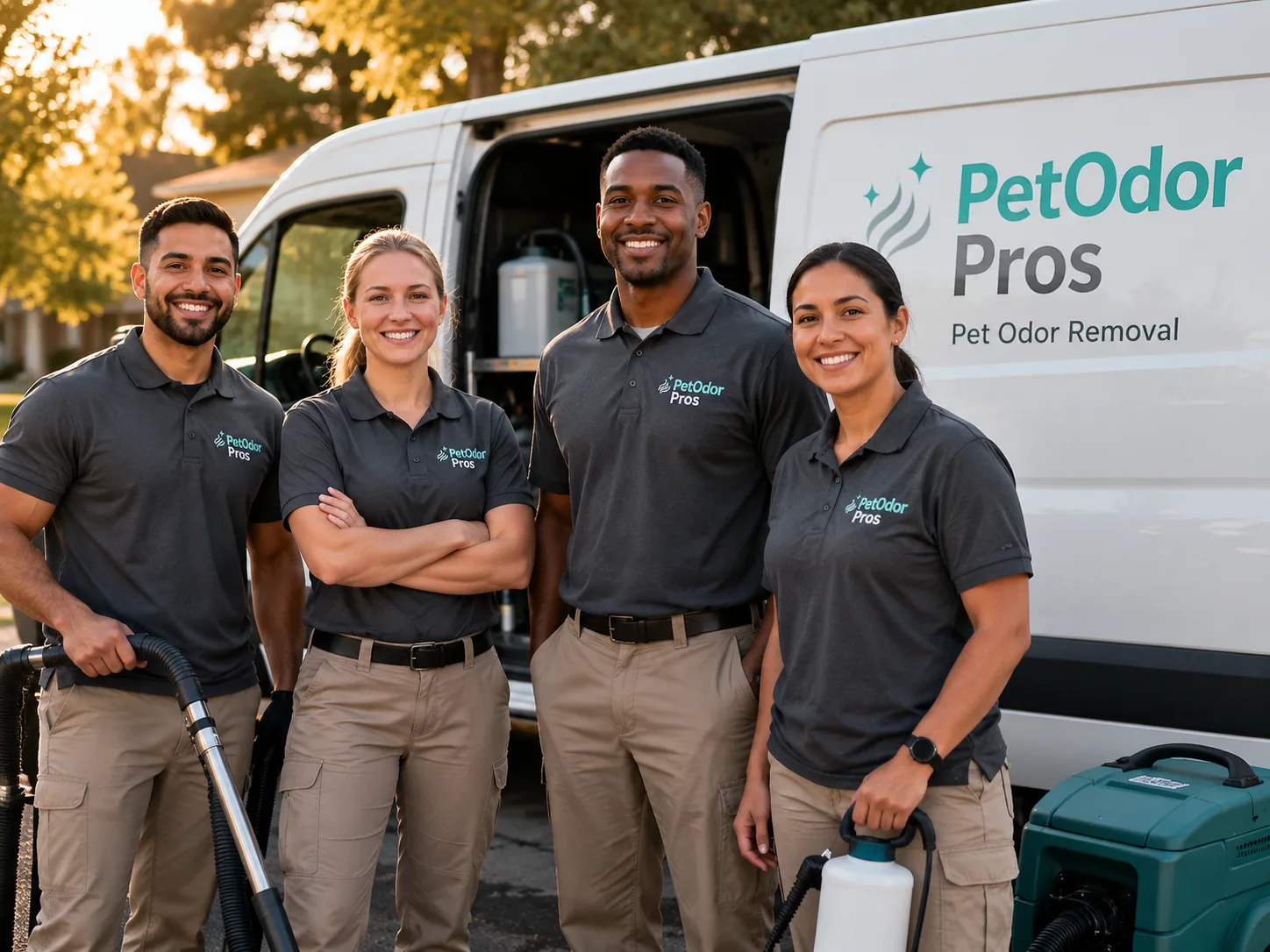 Pet Odor Removal team serving Manchester, CA